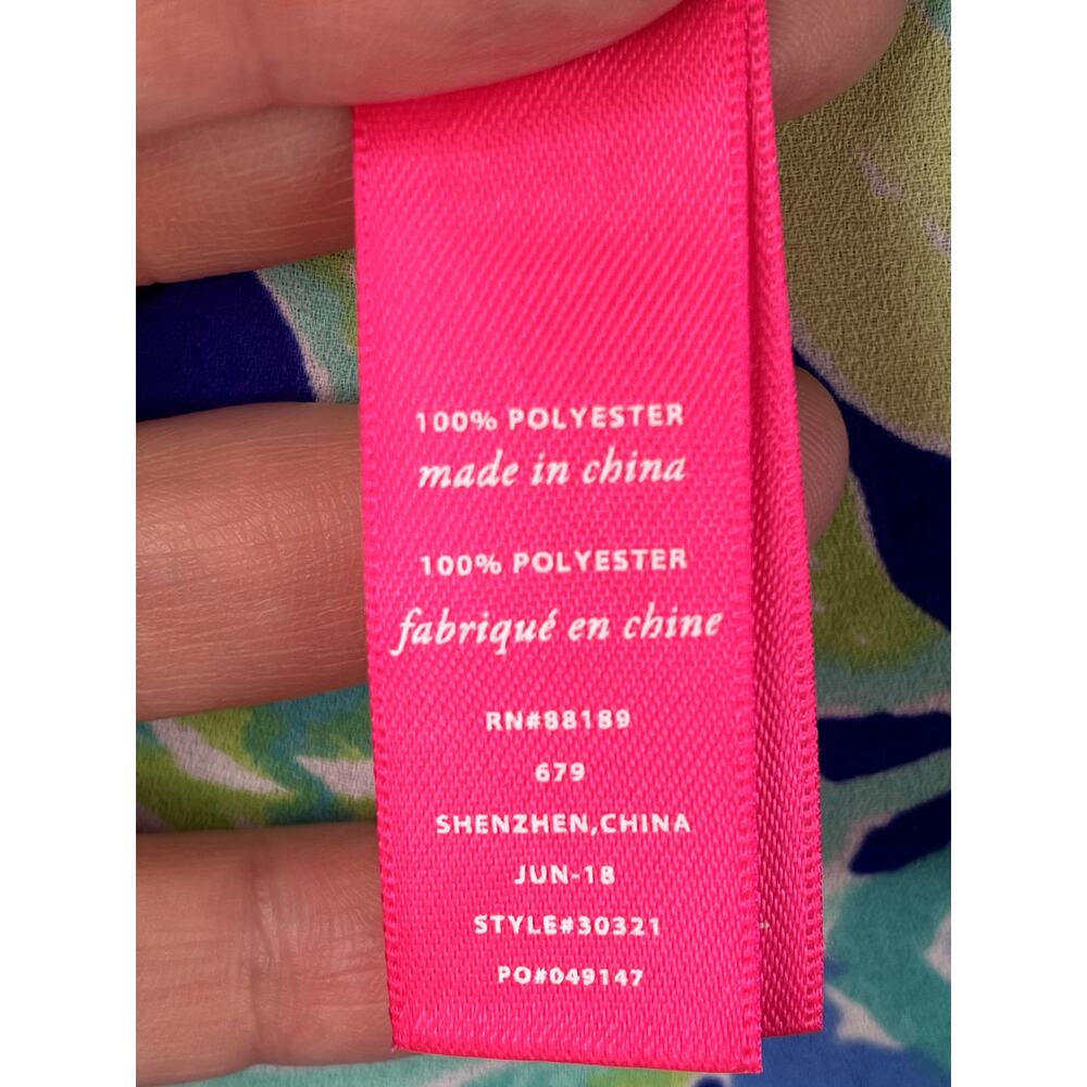 Lilly Pulitzer Reversible Florin dress Nest to Nothing/Twilight blue, size XXS - Picture 4 of 9